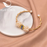 Pearl Flower Bracelet Bangle Wedding Party Gift