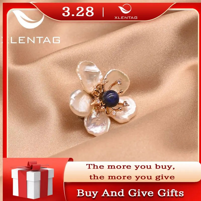 Baroque Flower Brooch Pin for Women - Wedding Party Gift