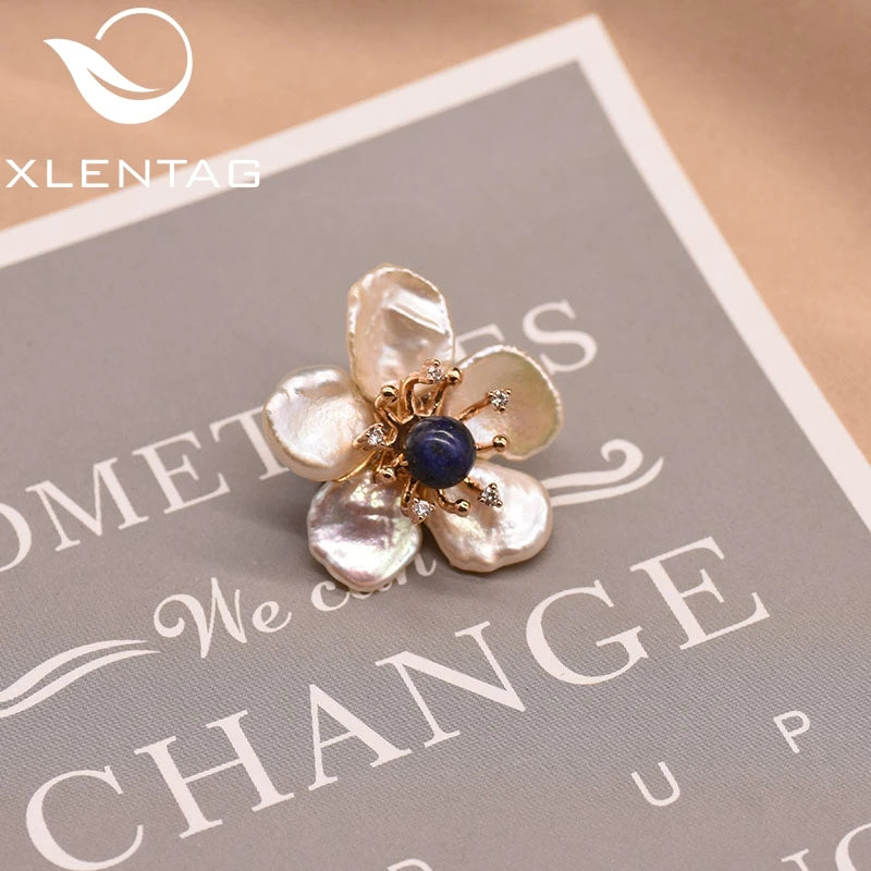 Baroque Flower Brooch Pin for Women - Wedding Party Gift