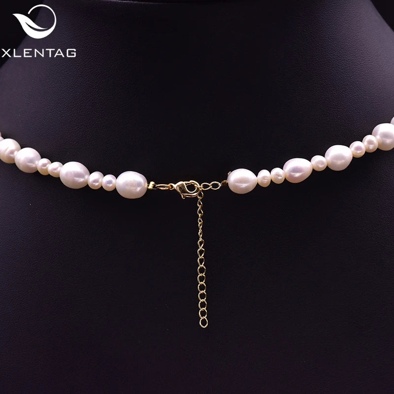 Natural Freshwater Pearls Choker Necklace Wedding Jewelry