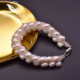 Semi-Baroque Pearl Bead Bracelet Anime Wedding Bohemian Jewelry