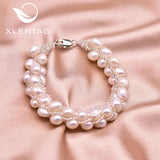 Semi-Baroque Pearl Bead Bracelet Anime Wedding Bohemian Jewelry