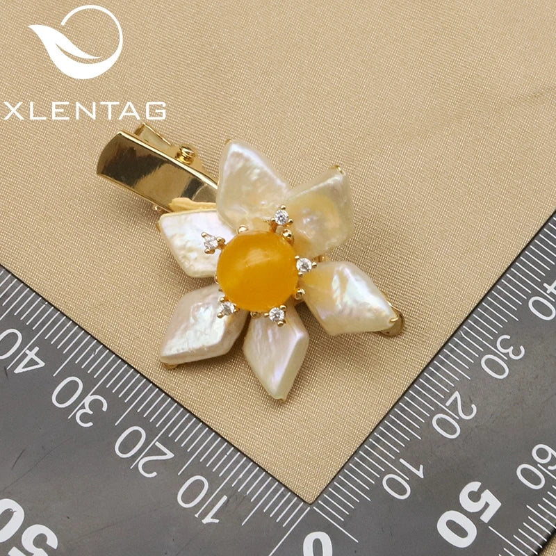 Baroque Pearls Yellow Jade Hair Accessories Wedding GH0063