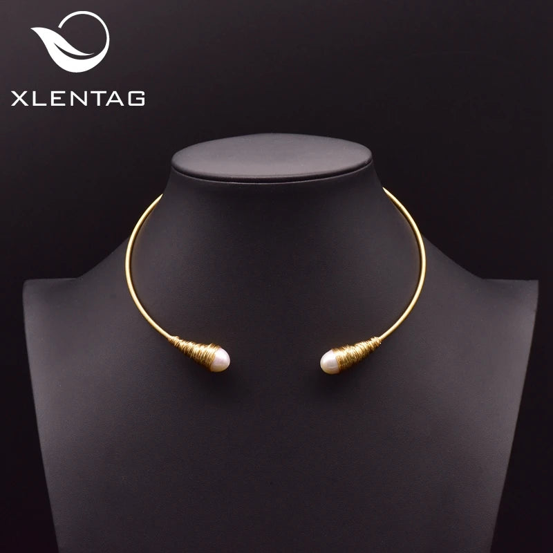 Baroque Pearl Chokers Necklace for Women GN0048