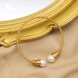 Pearl Friendship Bracelet Bangle Boho Jewelry