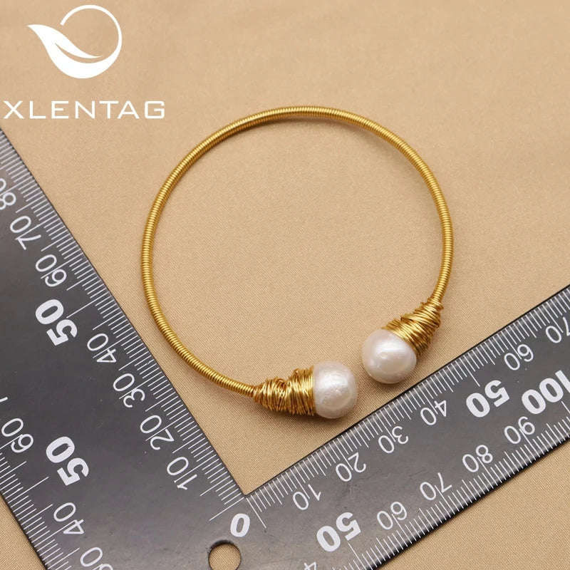 Pearl Friendship Bracelet Bangle Boho Jewelry