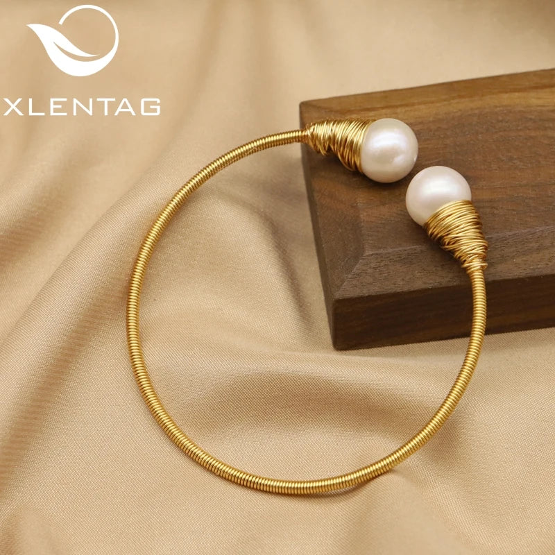 Pearl Friendship Bracelet Bangle Boho Jewelry