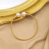 Pearl Friendship Bracelet Bangle Boho Jewelry