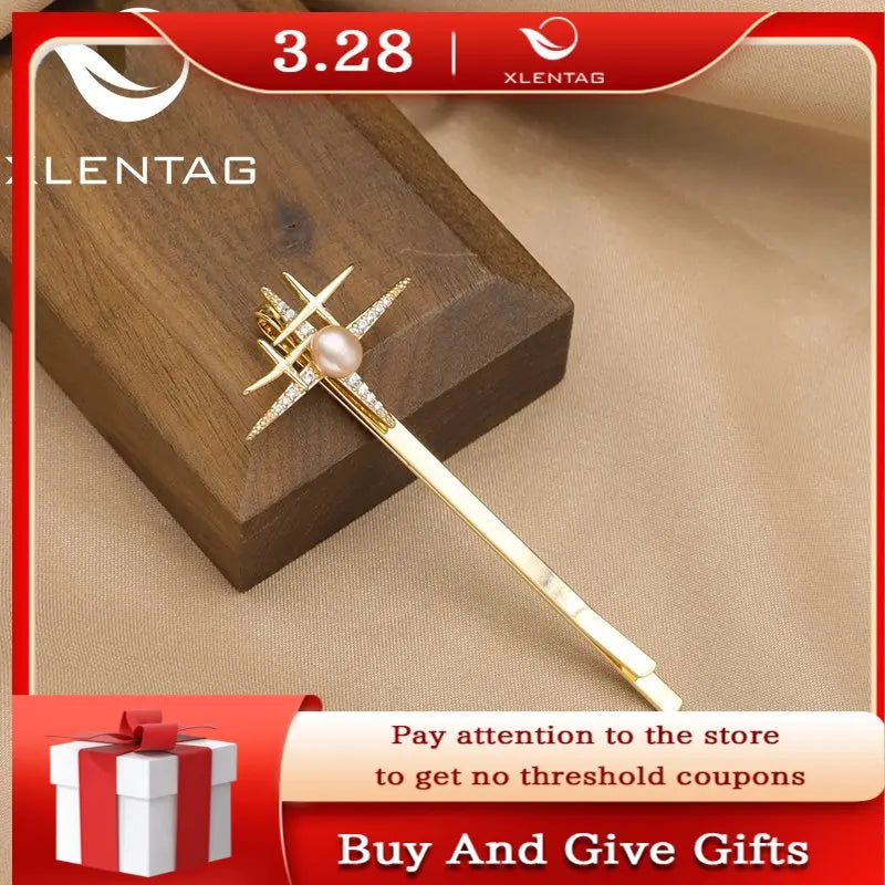 Natural Freshwater Pearl Hair Fork Hair accessories For Woman
