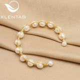 Freshwater Pearls Adjustable Women Bracelet Cuff Charm Jewelry