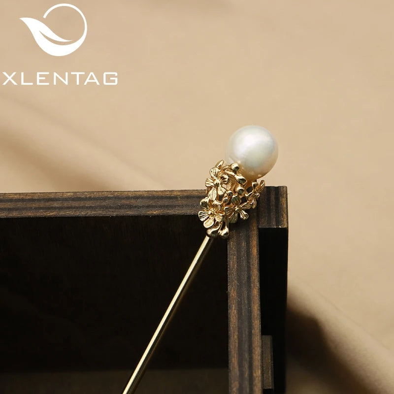 Freshwater Pearls Hair Forks Women's Hair Accessories Art Vintage Jewelry