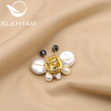 Freshwater Pearls Butterfly Brooch Party Jewelry