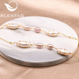 Pearl Long Pendant Necklace Birthday Gift