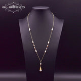 Pearl Long Pendant Necklace Birthday Gift