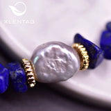 Lapis Lazuli Pearl Women Bracelet Evil Eye Stone Jewelery