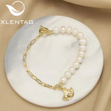 Natural Pearl Ginkgo Biloba Leaves Chain Bracelet GB0978