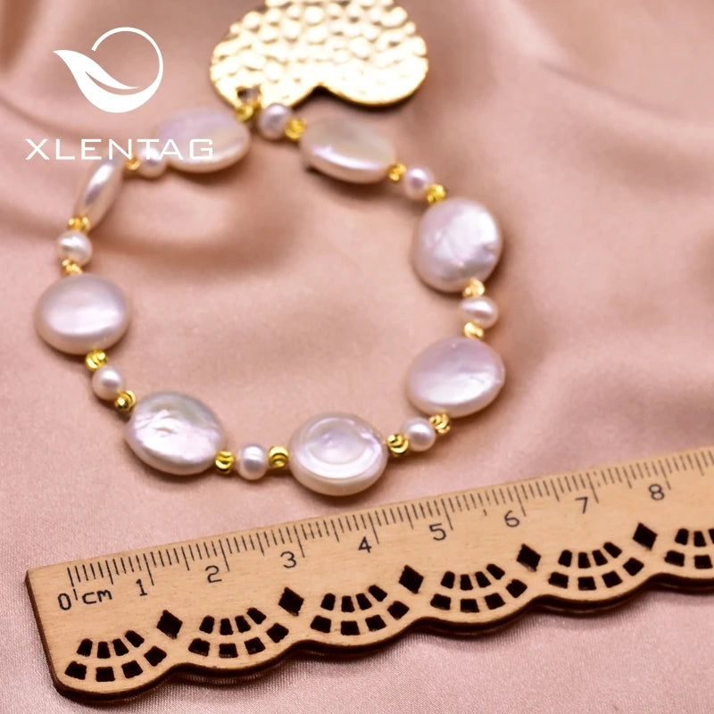 Baroque Pearl Couple Bracelet Girl Friendship Wedding Love Gift Bohemian Jewelry