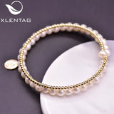 Pearl Multi-layer Bracelet Metal Balls Angel Wings Party Gift Jewelry