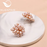 Natural Fresh Water Pearl Women's Stud Earrings GE0606