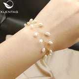 Freshwater Pearl Plant Bracelet Leaf Tree Branch Beat Party