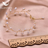 Freshwater Pearl Plant Bracelet Leaf Tree Branch Beat Party
