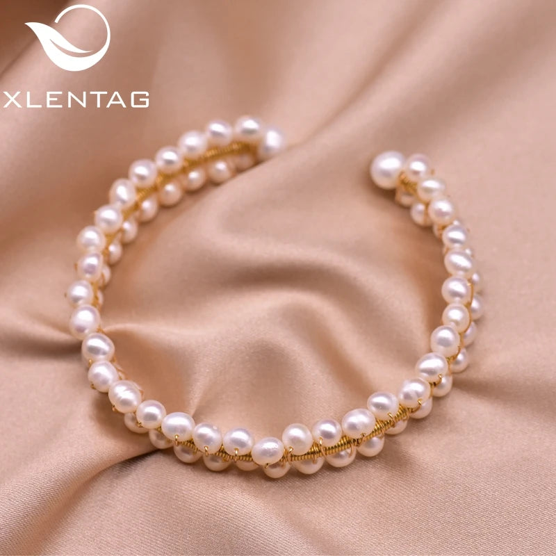 Pride Freshwater Pearls Charm Bracelet Punk Jewelry GB0215