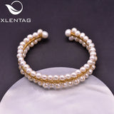 Pride Freshwater Pearls Charm Bracelet Punk Jewelry GB0215