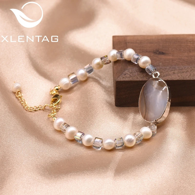 Fresh Water Pearls Strand Bracelet Vintage Stone Jewelry