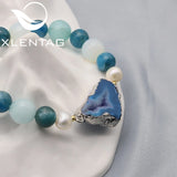 Sea Crystal Natural Pearls Women's Bracelets Romantic Charm Retro Pinecone
