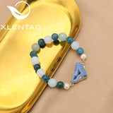 Sea Crystal Natural Pearls Women's Bracelets Romantic Charm Retro Pinecone