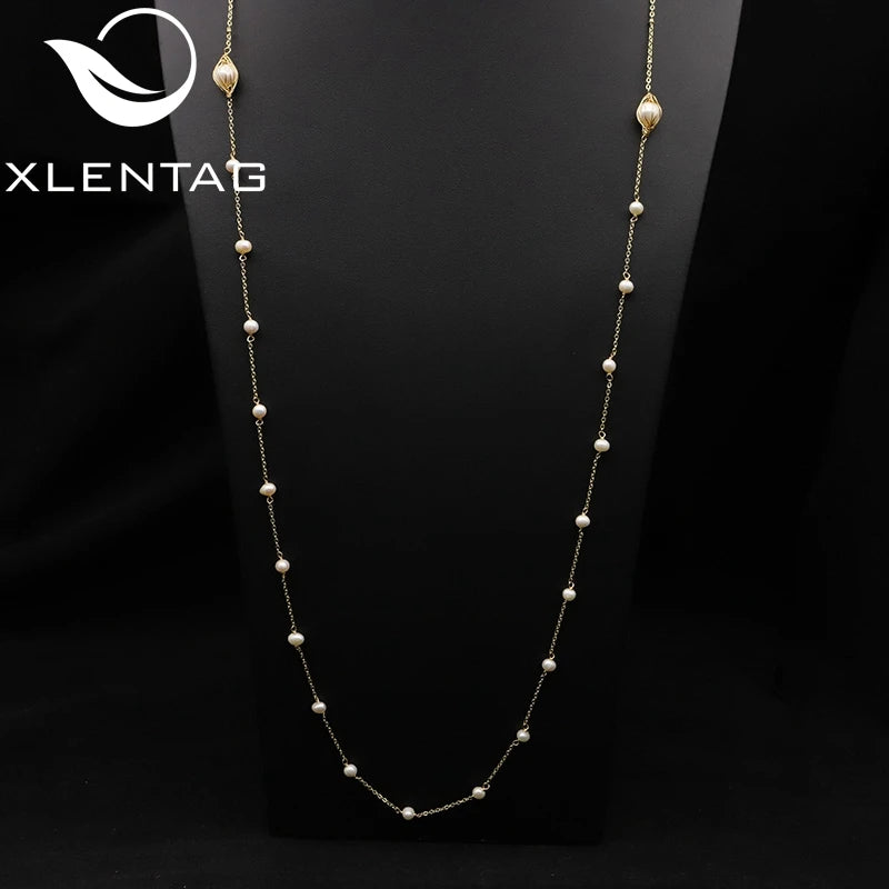 Freshwater Pearl Long Necklace for Women
