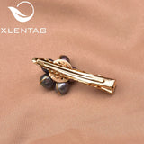 Freshwater Pearl Flower Hairpin for Wedding Banquet
