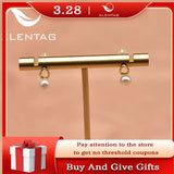 925 Silver Pearl Small Earrigs Wedding Banquet Gift GE1035
