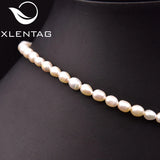 Coral Pink Embossed Pearl Clavicle Chain Women Retro Jewelry