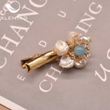 Freshwater Pearl Flower Hairpin for Women GH0024A