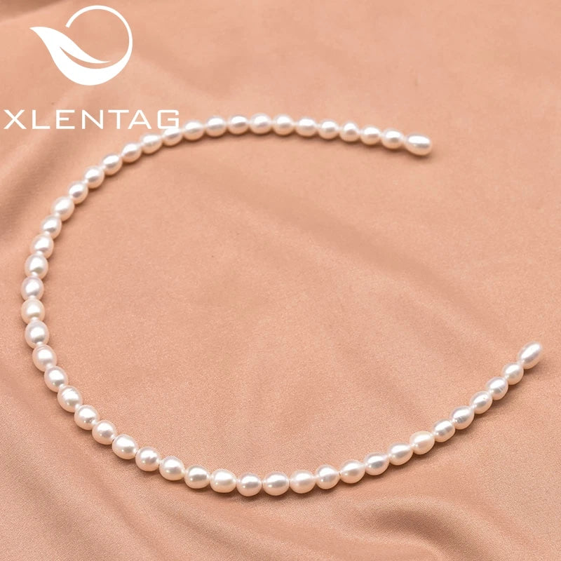 Freshwater Pearl Hair Band Birthday Party Gift GH0057