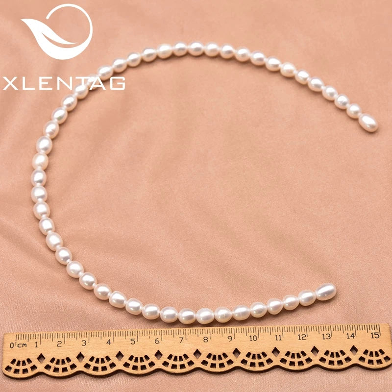 Freshwater Pearl Hair Band Birthday Party Gift GH0057