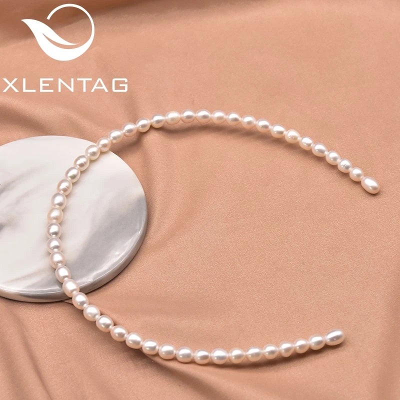 Freshwater Pearl Hair Band Birthday Party Gift GH0057