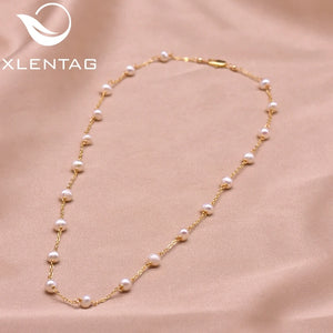 Xlentag Freshwater Pearl Necklace Wedding Engagement Gift