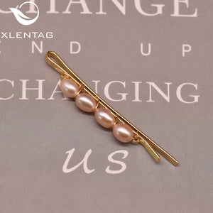 Xlentag Freshwater Pearl Hairpin Womens Engagement Jewelry