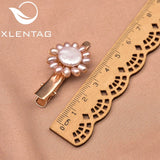 Baroque Freshwater Pearl Sunflower Hairpin for Women