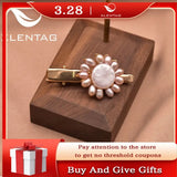 Baroque Freshwater Pearl Sunflower Hairpin for Women