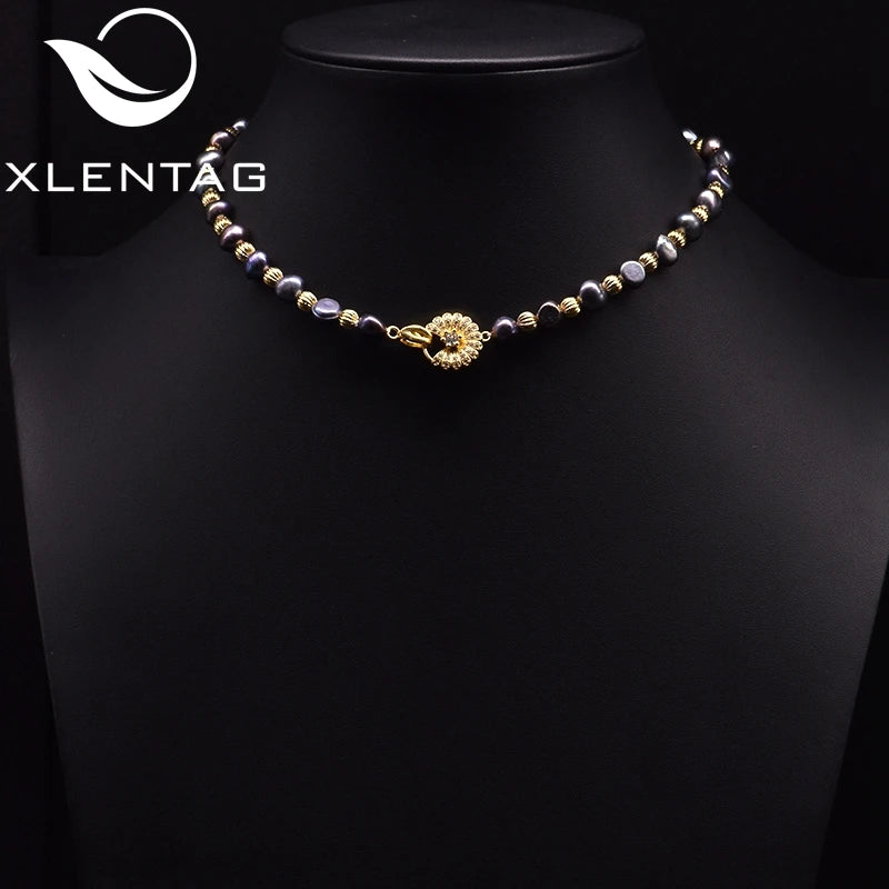 Freshwater Colorful Pearls Necklace for Women GN0246