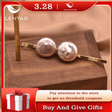 Baroque Pearl Hairpin for Women Wedding Banquet Jewelry