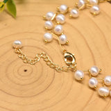 Xlentag Pearl Choker Necklace Women Wedding Fine Jewelry