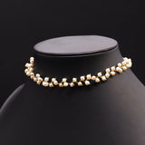 Xlentag Pearl Choker Necklace Women Wedding Fine Jewelry
