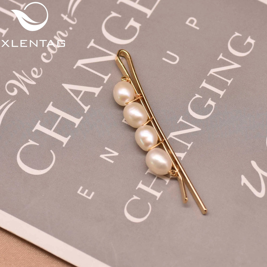 Natural Freshwater Pearl Hairpin Women's Hair Accessories GH0028B