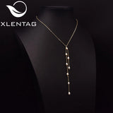 Freshwater Pearl Tassel Pendant Necklace Adjustable Women's Bracelet