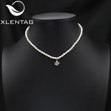 Xlentag Freshwater Pearl Necklace Romantic Birthday Gift