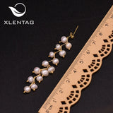 Natural Freshwater Pearl Tassel Earrings for Women GE0908C
